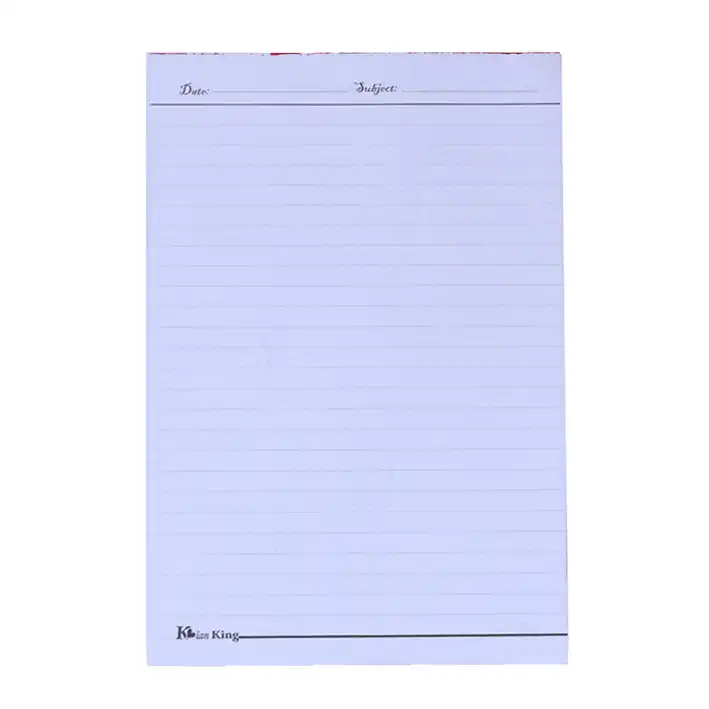 كاغذ يادداشت كيان كينگ مدل A5 خط دار