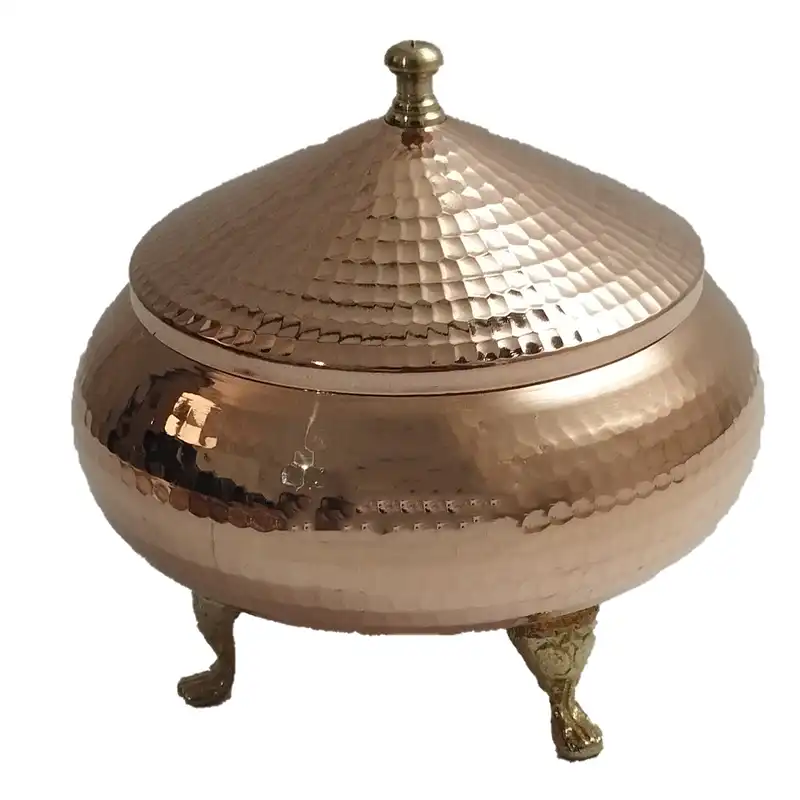 شکلات خوری مسی مدل سفینه ای کد 2