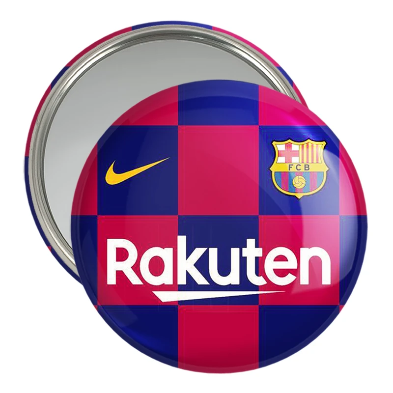 آینه جیبی خندالو مدل باشگاه بارسلونا FC Barcelona  کد 2143