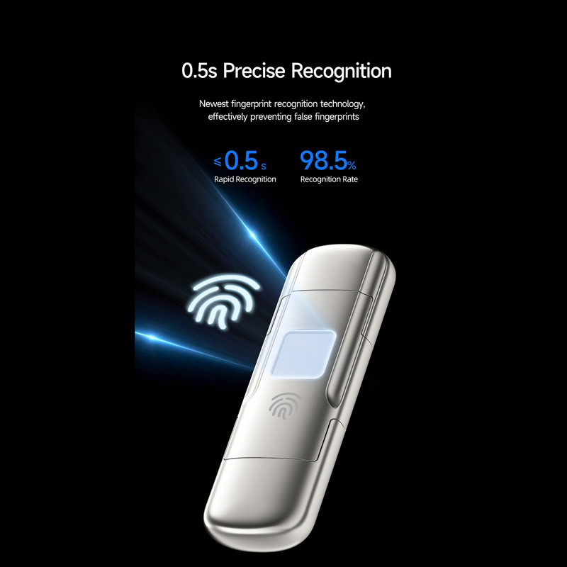 اس اس دی اکسترنال موو اسپید مدل FINGERPRINT SMD USB3.2 Type-C Flash ظرفیت 1 ترابایت