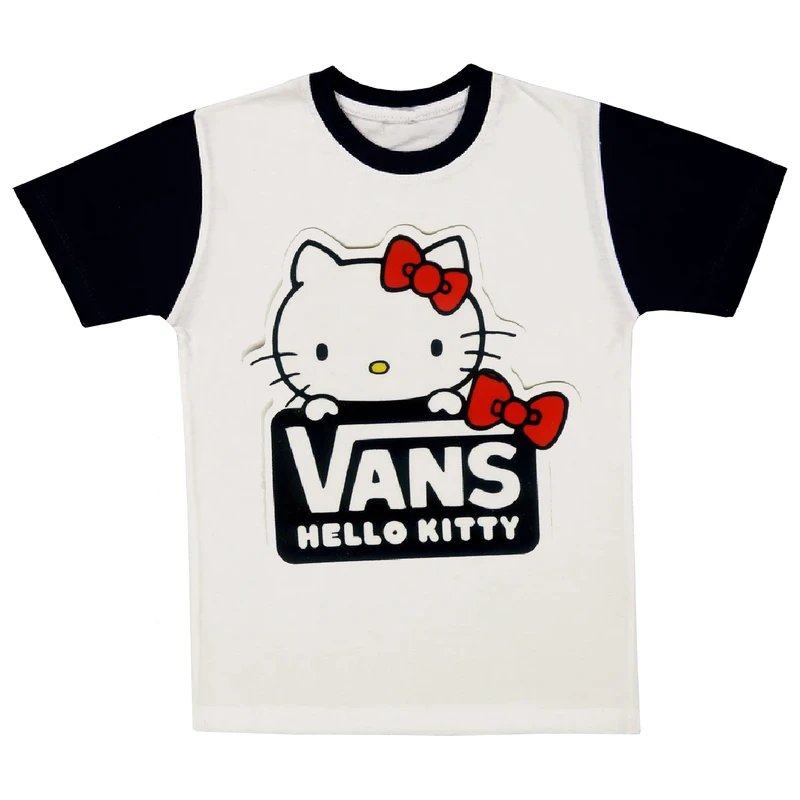 تی شرت آستین کوتاه دخترانه مدل کیتی A02