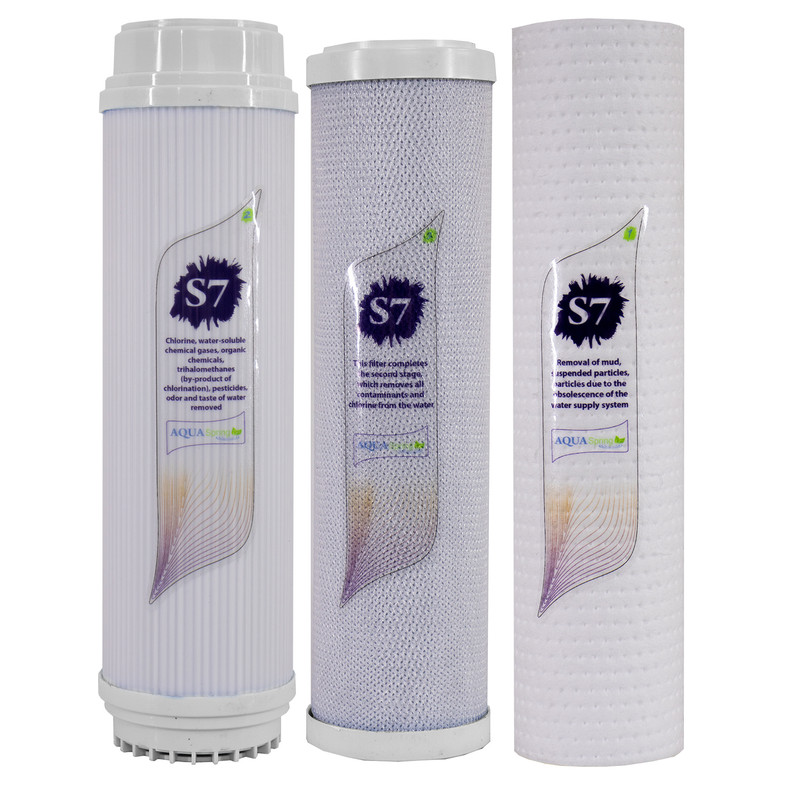 دستگاه تصفیه کننده آب آکوآ اسپرینگ مدل RO-S7-WZ 7057 به همراه فیلتر مجموعه سه عددی دستگاه تصفیه کننده آب آکوآ اسپرینگ مدل RO-S7-WZ 7057 به همراه فیلتر مجموعه سه عددی