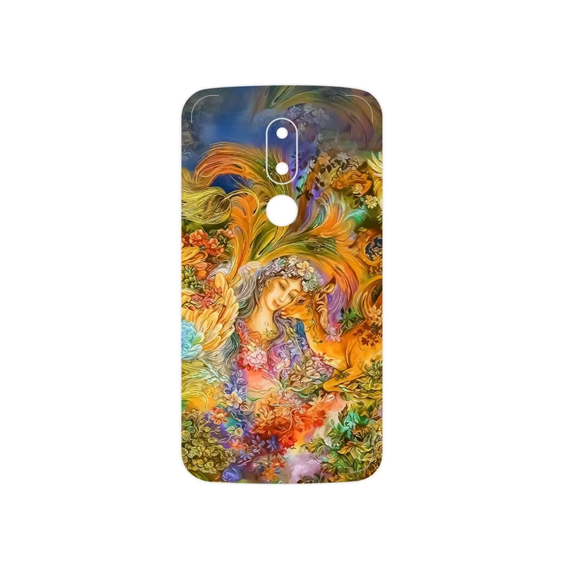 برچسب پوششی ماهوت مدل Persian miniature 3 مناسب برای گوشی موبایل موتورولا Moto M