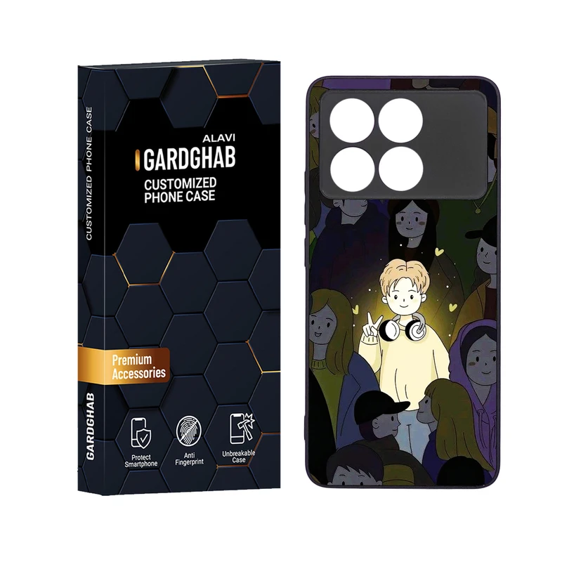 کاور گارد قاب علوی مدل دور ژله ای مناسب برای گوشی موبایل شیائومی Poco X6 Pro