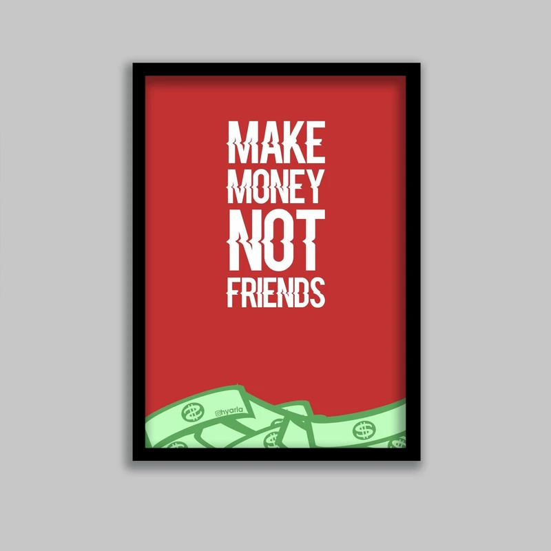 تابلو مدل سریال خانه کاغذی Money Heist کد LA-G10657-2