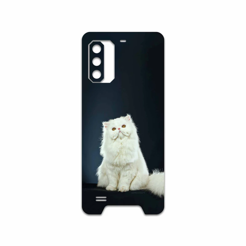 برچسب پوششی ماهوت مدل Persian cat مناسب برای گوشی موبایل یولفون Armor 7