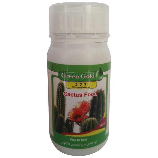 کود مایع گرین گلد مدل CACTUS مخصوص کاکتوس حجم 300 میلی لیتر کود مایع گرین گلد مدل CACTUS مخصوص کاکتوس حجم 300 میلی لیتر