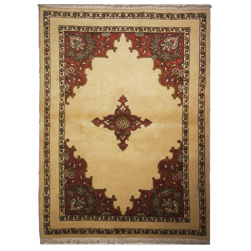 فرش دستبافت نرمین کسا طرح ساروق کد NKP.F 124
