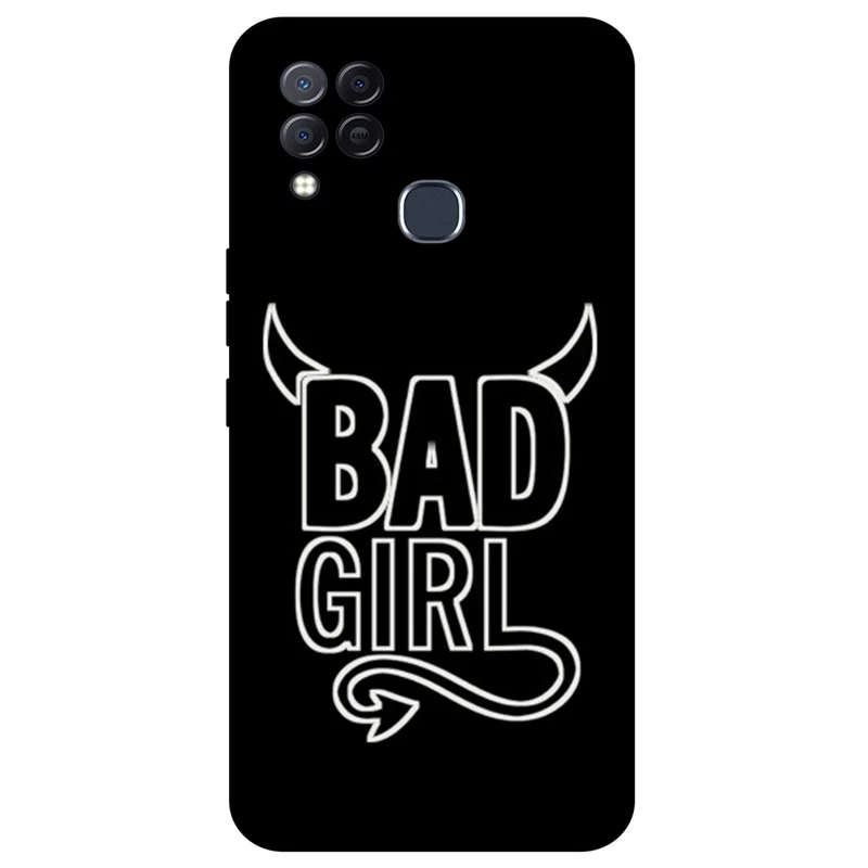 کاور مگافون طرح دختر بد مدل 8105 مناسب برای گوشی موبایل اینفینیکس Note 10 Pro / Note 10 Pro NFC