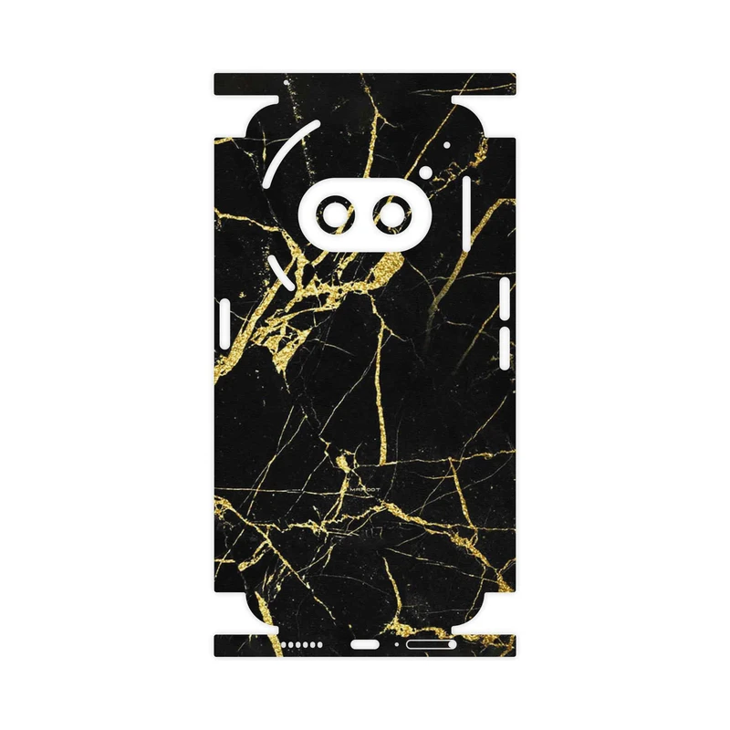 برچسب پوششی ماهوت مدل Graphite_Gold_Marble-FullSkin مناسب برای گوشی موبایل ناتینگ Phone 2a
