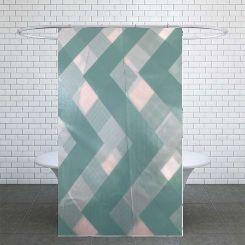 پرده حمام کد PH325 سایز 180x180 سانتی متر