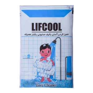 لیف دستکشی لیف‌کول مدل Eazy Cleaner یکبار مصرف بهداشتی بسته 8 عددی