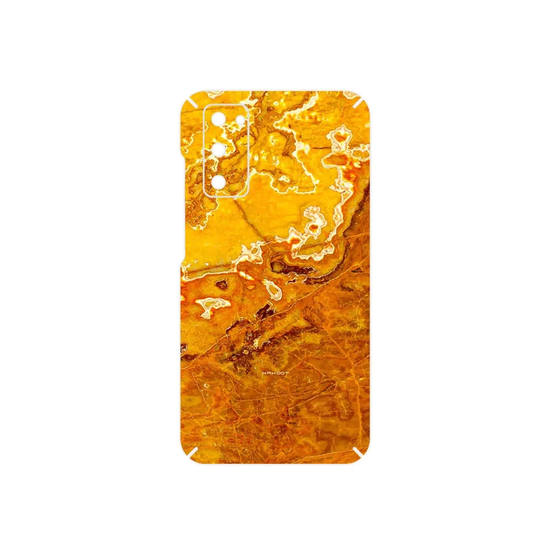 برچسب پوششی ماهوت مدل Gold Marble مناسب برای گوشی موبایل سامسونگ Galaxy S20 FE