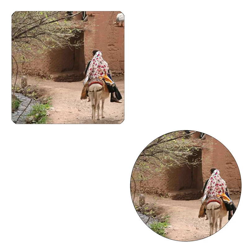 مگنت طرح گردش در روستا کد M1 به همراه زیر لیوانی