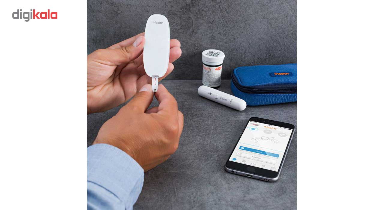 دستگاه تست قند خون آی هلث مدل Wireless Glucose Meter Kit-BG5