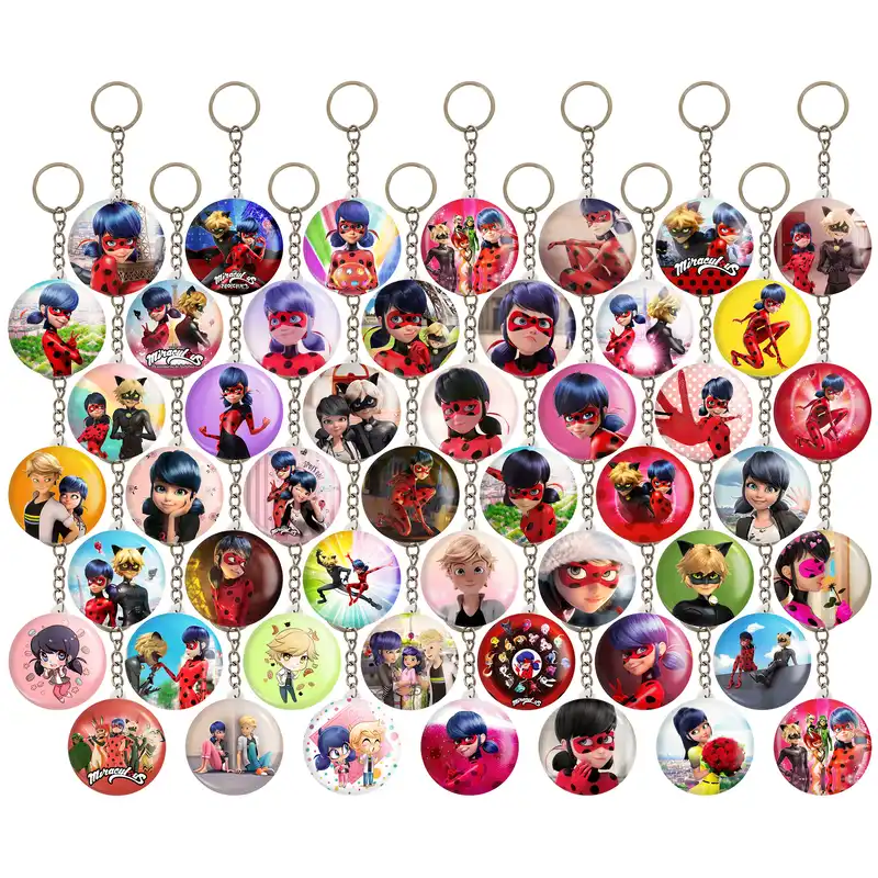 جاکلیدی خندالو مدل دختر کفشدوزکی و پسر گربه ای کد 8 مجموعه 50 عددی