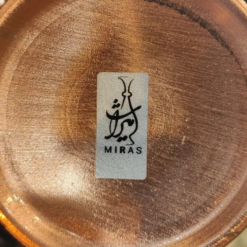 گلدان مسی میراث مدل حکاکی کد H012