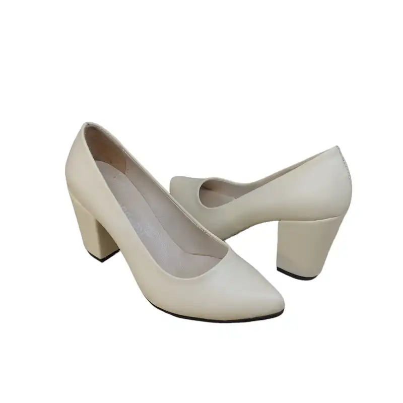 کفش زنانه مدل ESHGI 222 بیاله رنگ شیری