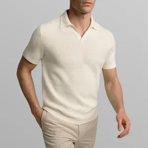 پولوشرت آستین کوتاه مردانه کروم مدل  V-Neck 2512309
