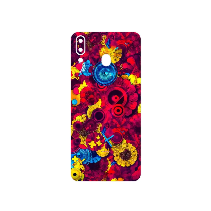برچسب پوششی ماهوت مدل Vector Flower Garden Digital Art مناسب برای گوشی موبایل سامسونگ Galaxy M20