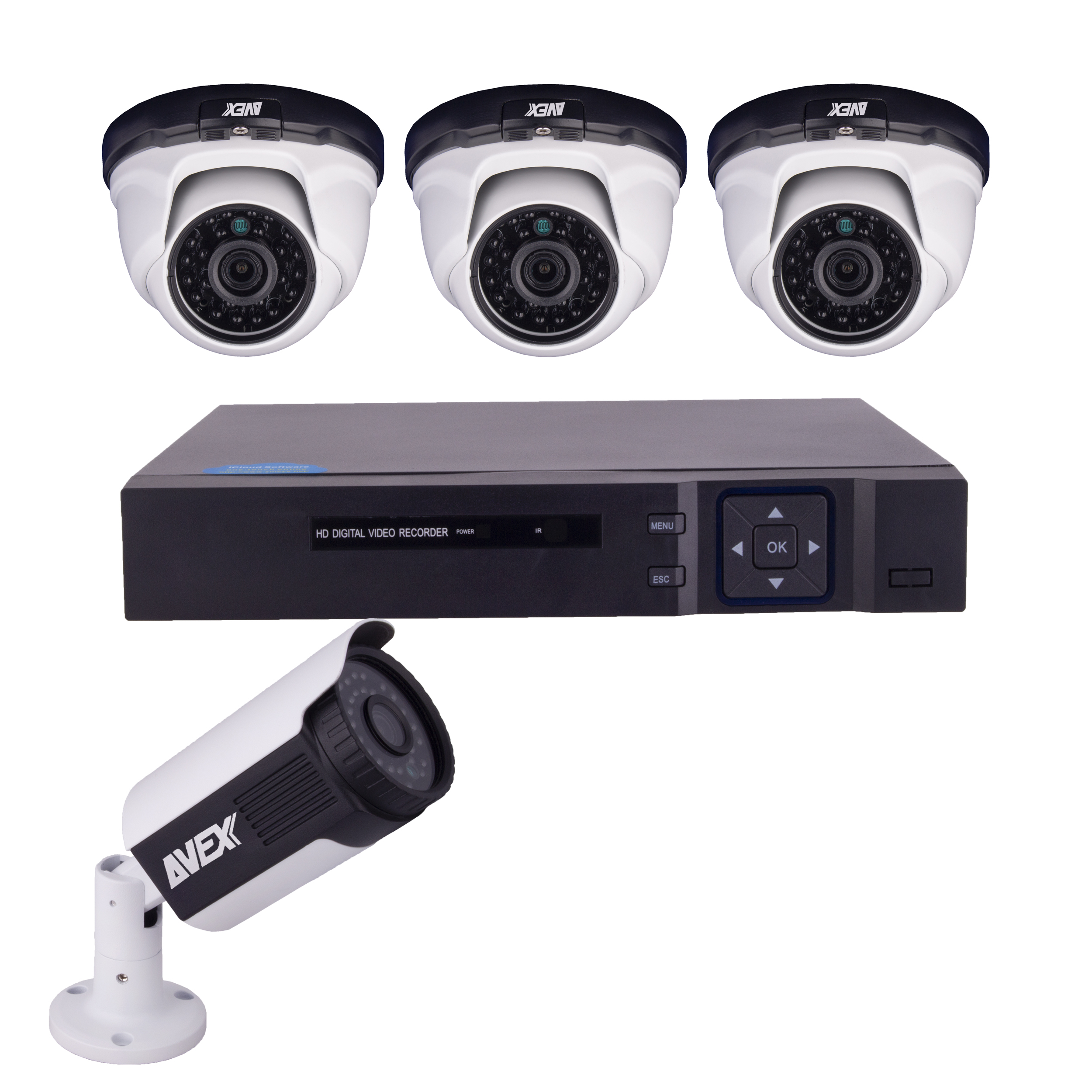 سیستم امنیتی اوکث مدل AV-218-2mp-1B-3D