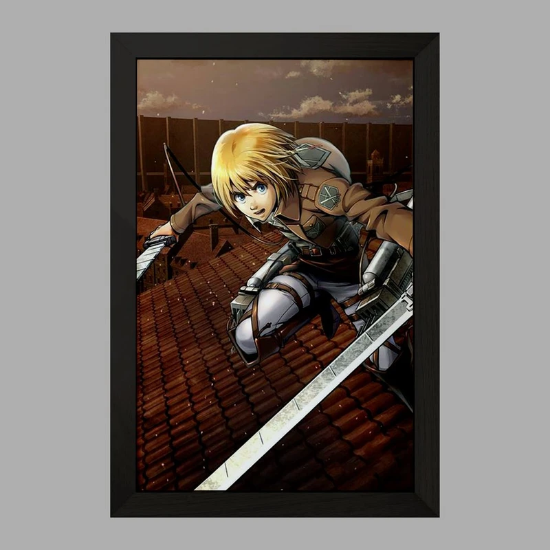 تابلو خندالو مدل آرمین آرلرت انیمه اتک آن تایتان Attack on Titan  کد 4845