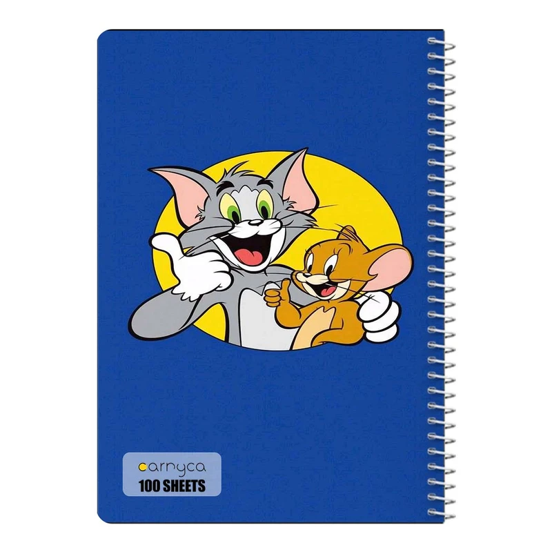 دفتر مشق 100 برگ سیمی کارنیکا طرح تام و جری tom & jerry کد 76906