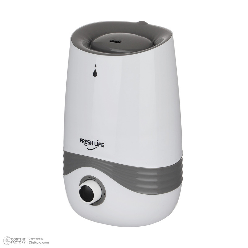 دستگاه بخور و رطوبت‌ساز سرد 4.2 لیتری برند فرش لایف، مناسب برای فضای 35 مترمربع، میزان کارکرد مداوم 14 ساعت، منبع انرژی برق، با قابلیت خاموشی خودکار بعد از اتمام آب، مدل C5