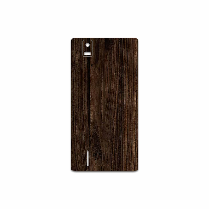 برچسب پوششی ماهوت مدل Dark Walnut Wood مناسب برای گوشی موبایل هوآوی Ascend P2