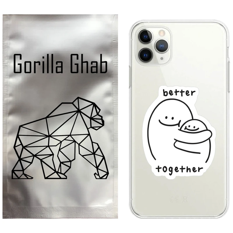 کاور گوریلا قاب مدل CLG کد 90 طرح Together مناسب برای گوشی موبایل اپل iPhone 11 Pro Max