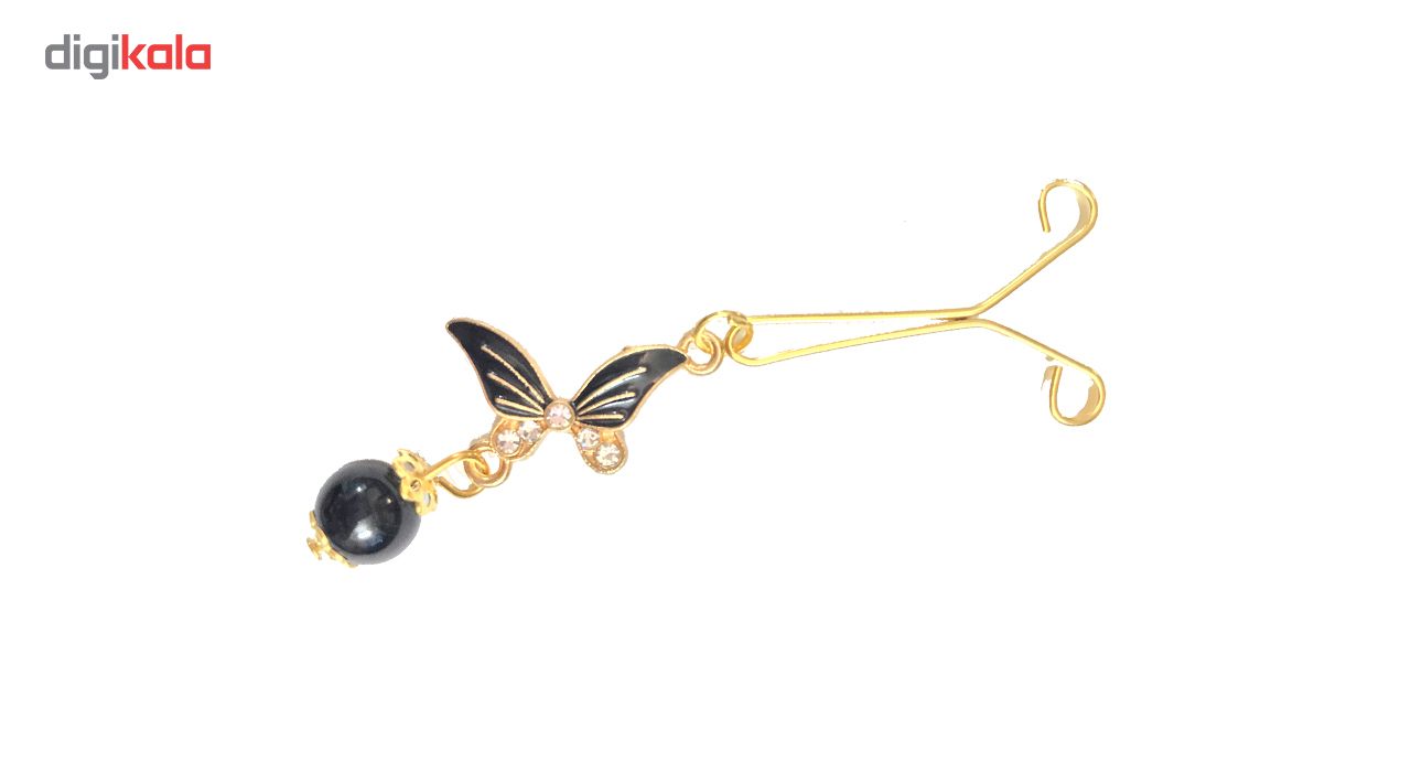 گیره روسری مهسیما مدل butterfly main 1 2