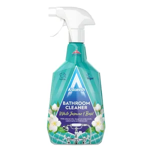 اسپری لکه بر چند منظوره سطوح حمام استونیش مدل Jasmine Basil حجم 750 میلی لیتر