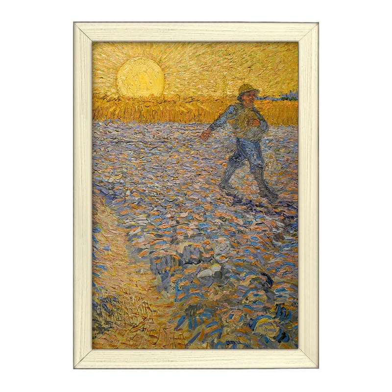 تابلو خندالو طرح بذرپاش ونسان ونگوگ (Van Gogh) کد 36821