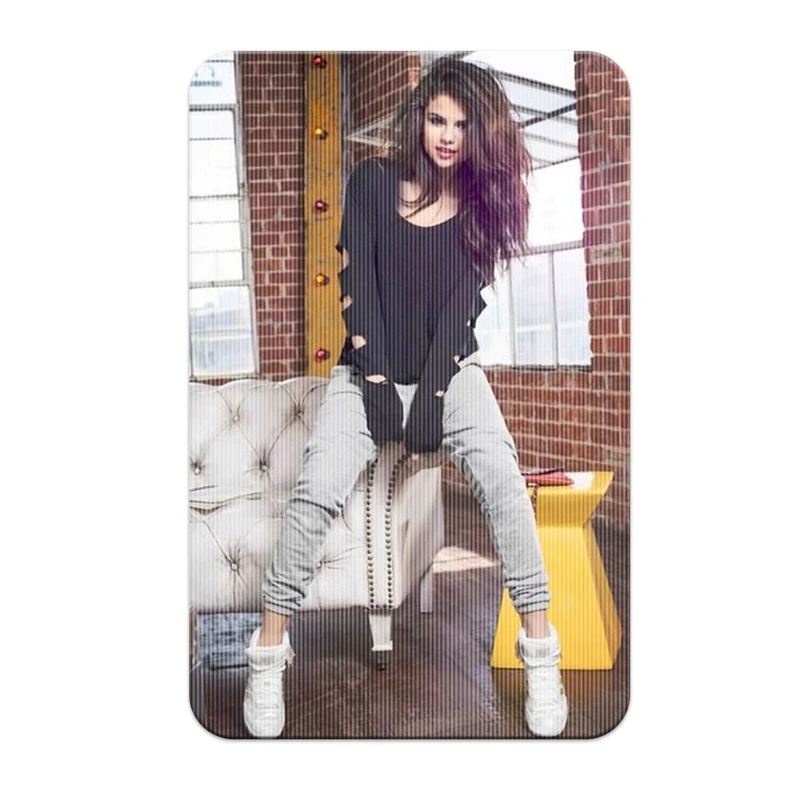 استیکر کارت پرمانه مدل سه بعدی  طرح Selena Gomez کد pm3d.2866