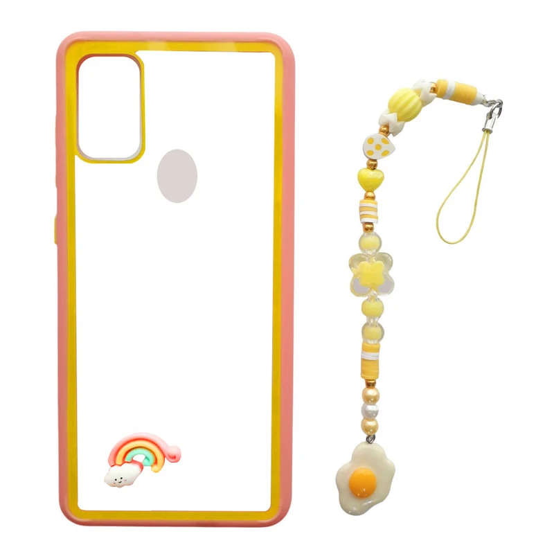 کاور مدل اگ کد A10512 مناسب برای گوشی موبایل سامسونگ Galaxy A32 4G به همراه بند آویز