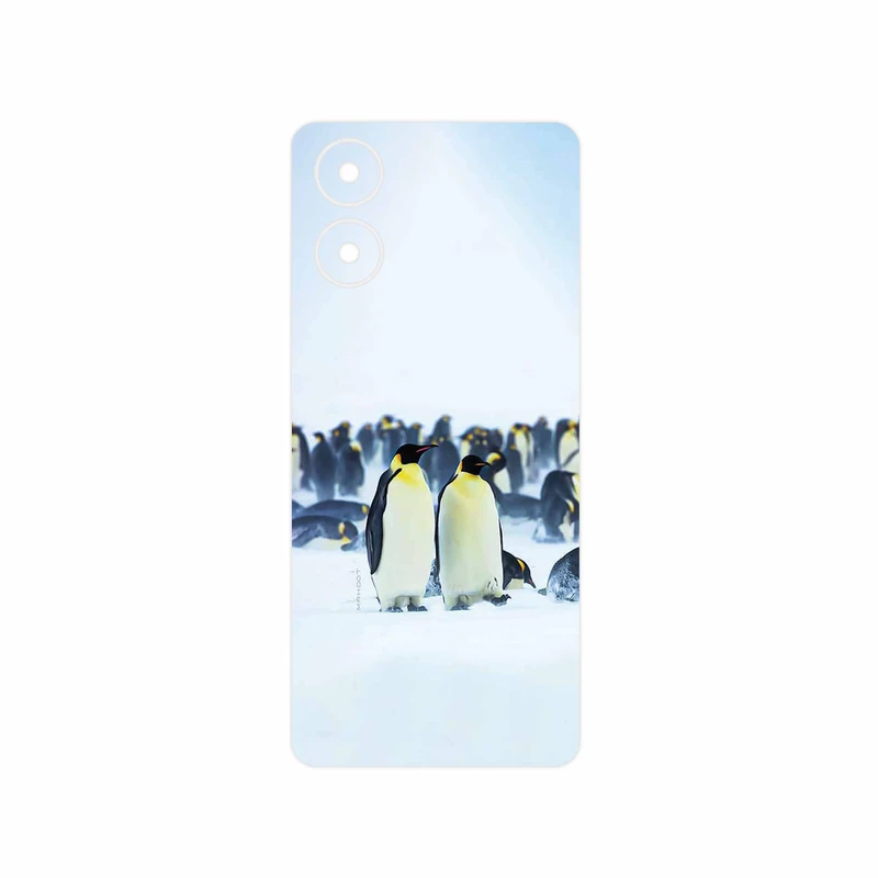 برچسب پوششی ماهوت مدل Penguin مناسب برای گوشی موبایل موتورولا Moto G04
