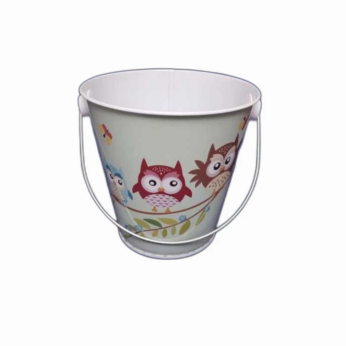 سطل زباله مدل سطلی طرح جغد کد 04  گنجایش 1 لیتر