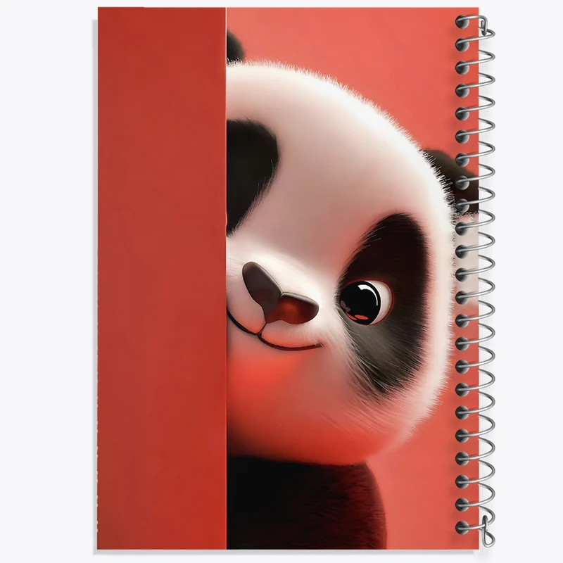 دفتر نقاشی 50 برگ خندالو طرح پاندا کیوت کد N2714