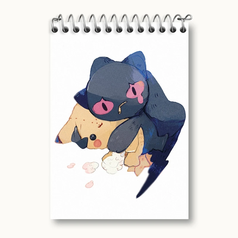 دفتر یادداشت 50 برگ خندالو مدل بازی پوکمون (pokemon) کد 32696