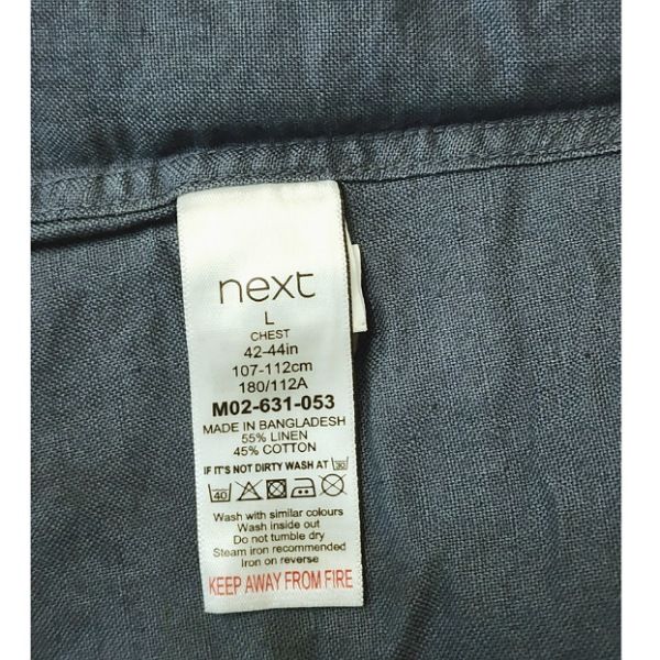 پیراهن آستین بلند مردانه نکست مدل M02-631 - - 7