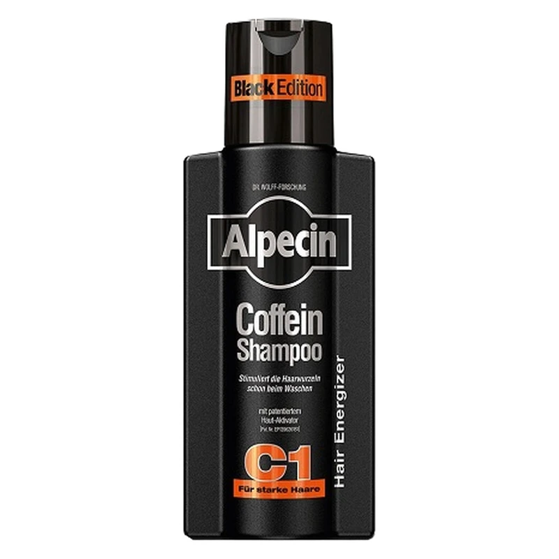 شامپو تقویت کننده و ضد ریزش مو آلپسین مدل کافئین حجم 250 میلی لیتر