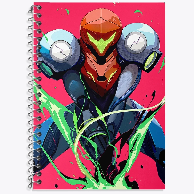 دفتر لغت 50 برگ خندالو طرح بازی متروید (Metroid) کد 35679