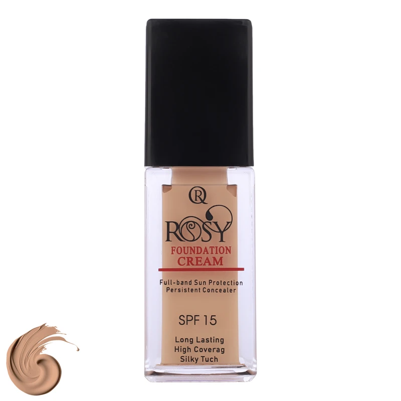 کرم پودر مایع SPF 15 روروسی مدل High Coverage شماره 201 مناسب برای انواع پوست حجم 30 میلی‌لیتر