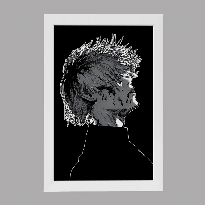 تابلو خندالو مدل انیمه توکیو غول (Tokyo Ghoul) کد F5601