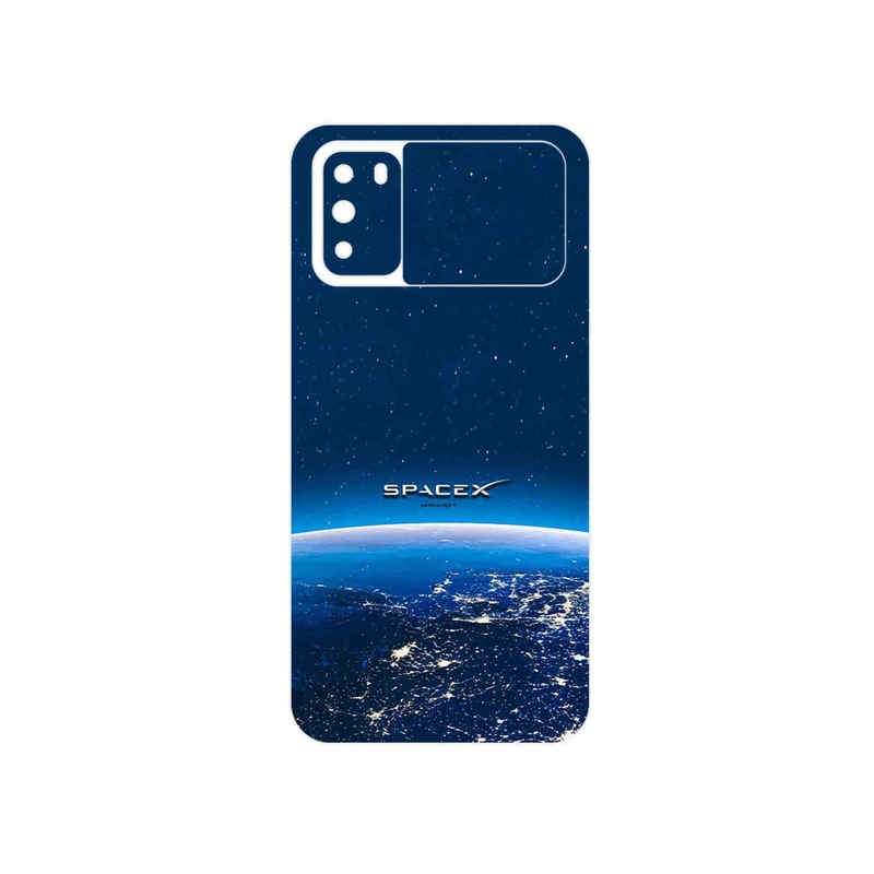 برچسب پوششی ماهوت مدل Space X مناسب برای گوشی موبایل شیائومی Poco M3