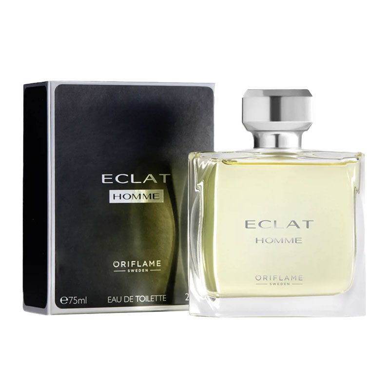 ادوتویلت مردانه اوریفلیم مدل Eclat Homme با رایحه گرم حجم 75 میلی لیتر