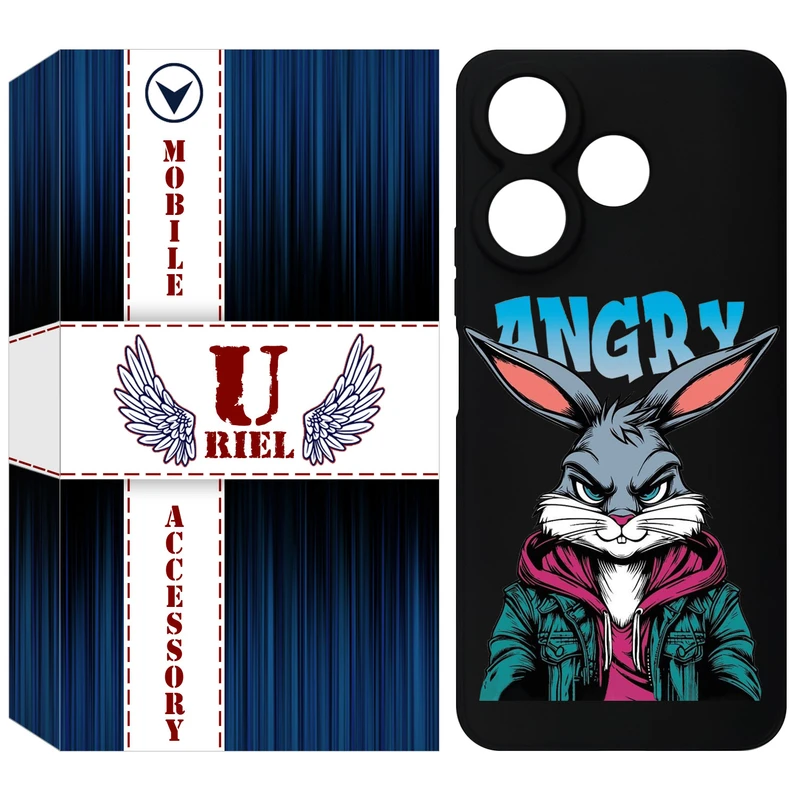 کاور یوریل مدل KSH کد 51 طرح خرگوش مناسب برای گوشی موبایل شیائومی Redmi 13x