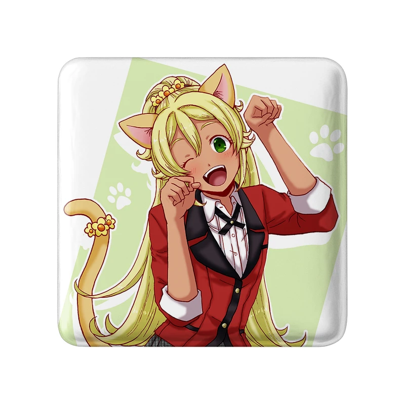 مگنت خندالو طرح ماری انیمه قمارباز مدل مربعی کد 33713