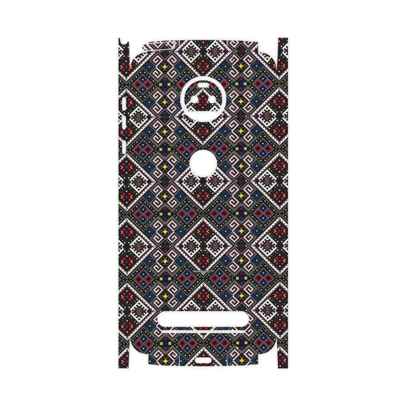 برچسب پوششی ماهوت مدل SISTAN Needlework 1-FullSkin مناسب برای گوشی موبایل موتورولا Moto Z2 Force