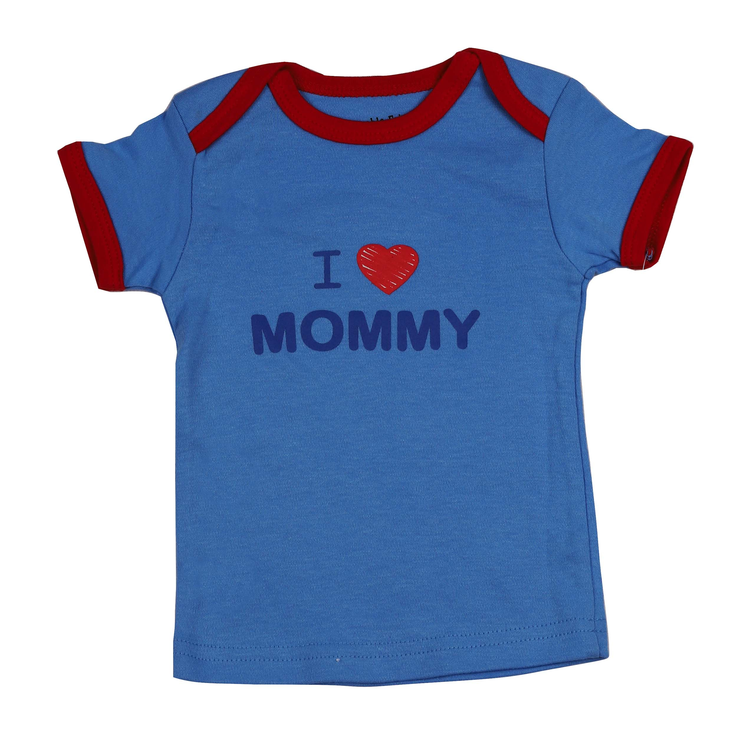 تی شرت آستین کوتاه نوزادی مدل I love Mommy
